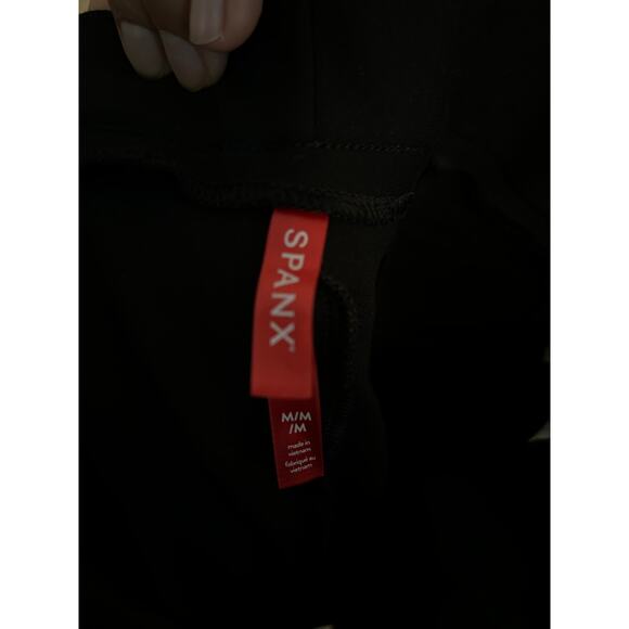 Spanx The Perfect Pant Split Hem Wide Leg - Black - Medium - Picture 3 of 4